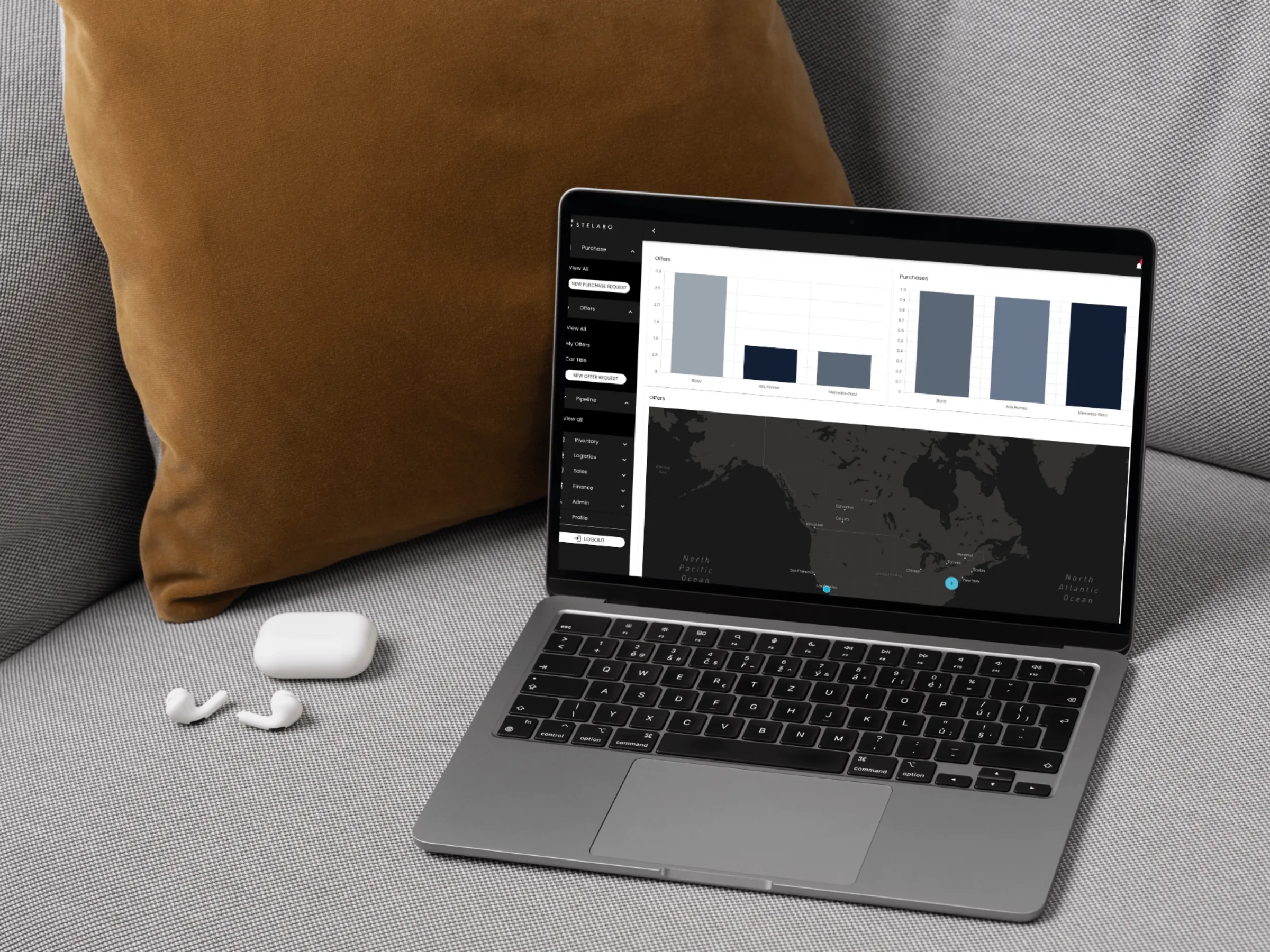 Stelaro — Website & Web App